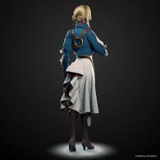 Artstation Violet Evergarden Fan Art Work Aniraiden Wu Violet Evergarden Anime Violet Evergreen Violet