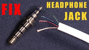The headphone jack is a family of electrical connectors that are typically used for analog audio signals. Fix Repair Earphone Headphone Jack Youtube