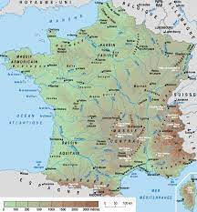 February 28, 2018 at 5:00 am. Carte De France Departements Regions Villes Carte France France Map France Geography France