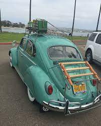 Kirk Wilder Sporting Our Handcrafted Leather Cargo Straps For Roof Racks And Rear Decklid Racks Available For Beetle Vintage Vw Volkswagen Volkswagen Type 3