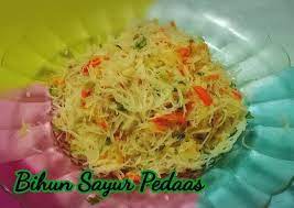 Resep Bihun Sayur Pedaas Oleh Niabundaalif Blogspot Com Recipe Sayuran Resep Tumis