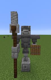 Minecraft Statue Idea You Can Use Blast Furnaces As Helmets Minecraft Statues Minecraft Blueprints Minecraft Construction