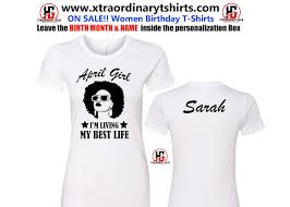 Womens Birthday Squad T Shirts On Sale April Girl Women Birthday Shirts Birthday Squad Etsy In 2020 Birthday Woman Womens Birthday Shirt Birthday Squad Shirts