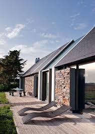 Longere Moderne A Belle Ile Maison En Pierre Maison De Vacances Maison Contemporaine