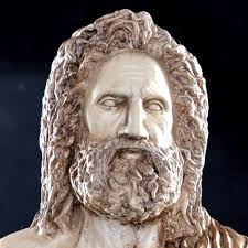 Decorative Vintage Style Ancient Greek Mythology Zeus Statue, Roman Jupiter  Bust Sculpture, Home & Office Desk or Shelf Decor Gift