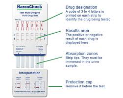 A drug test looks for the presence of one or more illegal or prescription drugs in your urine, blood, saliva, hair, or sweat. Urine Rapid Test For 12 Drugs Nacrocheck Evolutive Narcocheck