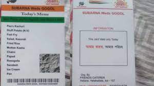 Applying for a new adhar card online is very simple. Couple Designs Wedding Menu Inspired By Aadhaar Card See Photos