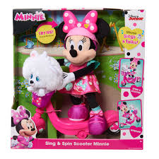 Minnie S Happy Helpers Sing Spin Scooter Minnie Plush Walmart Com In 2020 Minnie Mouse Toys Minnie Minnie Mouse Doll