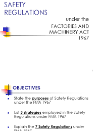 Factories and machinery act 1967 (act 139) & regulations and rules: Factories And Machinery Act 1967 Fma 1967 Safety Related Regulations Occupational Safety And Health Steam Engine