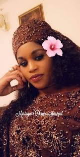 Fadima Ba souhaite un heureux ménage à sa belle soeur Mme Ba !!! Une jolie  mariée Macha'Allah que Dieu lui accorde une descendance pieuse 😍😍😍😘😘