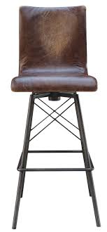 Modern swivel club home bar stool chair. Jenna Swivel Leather Stools Mecox Gardens