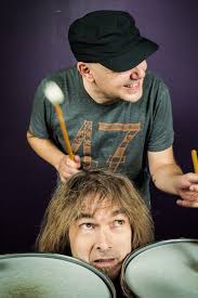 We recorded percussion with Rob Snijders, who as you may know played drums 