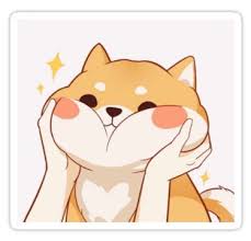 Kawaii Shiba Inu Sticker By Arealprincess Cute Art Cute Animal Drawings Cute Kawaii Animals