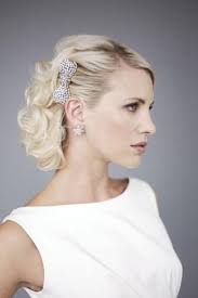 Bling Hair Clip Short Wedding Hair Hair Design For Wedding Bridal Hair