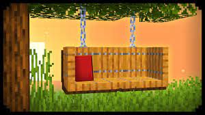 How To Make A Hanging Couch In Minecraft Youtube