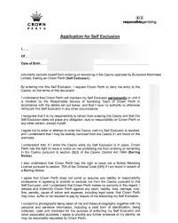 You may have to write one for your friend, or for a family member such as a son or daughter. She Banned Herself But Crown Casino Still Let Perth Gambling Addict Blow 10 000 In Two Weeks