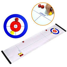 Buy Bords Curling Spel Och Familj Roliga Bradspel Shuffleboard Puckar Med 8 Rolllers Gavor For Barn Och Vuxna Travel Compact Storage Online In Sweden B07mv32fxk