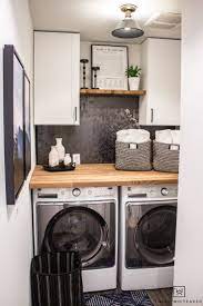 Go vertical with a stackable washer and dryer. Small Laundry Room Makeover Small Laundry Room Makeover Laundry Room Makeover Laundry Room Renovation