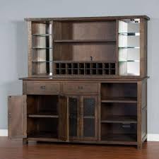 Do you need a wine storage cabinet and serving cart in one? 80 Large Sideboard Buffet Home Bar Removable Shelves For Wine Fridge Loomlan