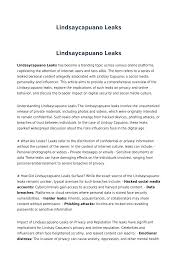 Lindsaycapuano Leaks Lindsaycapuano Leaks