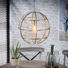 Hängelampe Globus Nickel Lampen Pendelleuchte