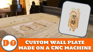 Stand to the side of the bench grinder and turn on the power switch. How To Make A Custom Outlet Wall Cover On Your Cnc Machine Youtube