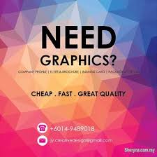 Good design skill and knowledge in adobe illustrator & etc. Freelance Graphic Design Service Cheap Fast Great Quality Art Media Design Jobs Job Offers In Kota Kemuning Selangor Sheryna Com My Mobile 656739