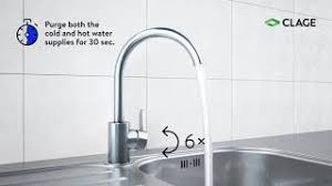 instant water heater at a kitchen sink