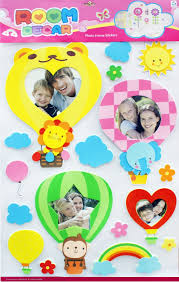 Cartoon Eva Photo Frame Wall Sticker For Room Decor View Room Decor 3d Wall Stickers Sunboy Product Details From Zhe Frames On Wall Photo Frame Wall Art Cart