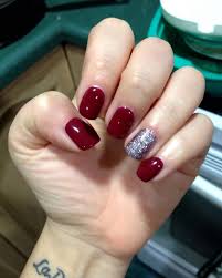 Fall Gel Nails On Pinterest Neutral Gel Nails Christmas Gel Fall Gel Nails Red Gel Nails Gel Manicure Colors