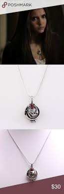 See photos, videos, and links of elena gilbert. Vampire Diaries Elena Vervain Necklace Silver Locket Necklace Sterling Silver Locket Necklace Necklace