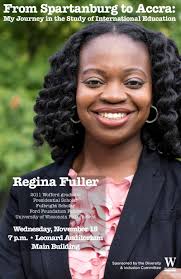 I will be speaking at Wofford College