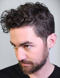 Curly Hairstyle With Beard Menshairstyles Mens Hairstyles Curly Curly Hair Trends Haircuts For Curly Hair