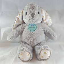 Cloud B Dreamy Hugginz Gray White Tan Stars Bunny Rabbit Plush Stuffed Animal Cloudb Bunny Stuffed Animals Animals Plush Stuffed Animals