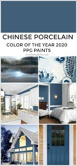 Looking for paint colors for your next painting project? Color Of The Year 2020 Chinese Porcelain Blue By Ppg Paints Setting For Four