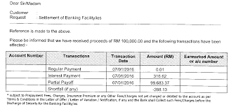7.5% = rm200k x 7.5% = 15k. Terminate Loan Asb By Easy Rhb And Maybank 2016 Pelangi Indah