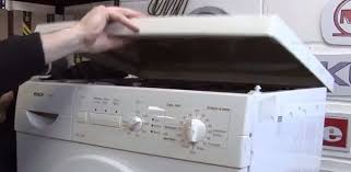 Wer sich eine neue waschmaschine zulegen möchte, sollte darauf achten. So Entfernen Sie Die Obere Abdeckung Einer Bosch Waschmaschine