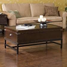 Sei furniture nailhead storage trunk, coffee table, espresso. Trunk Style Coffee Table With Interior Storage And Nailhead Trim Product Coffee Table Co Coffee Table Trunk Coffee Table Coffee Table With Storage