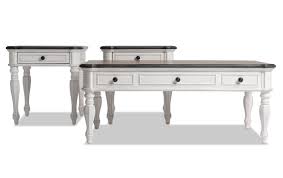 Go for an antique white or distressed finish for a look that is extra casual. Scarlett Lift Top Coffee Table Set Bob S Discount Furniture