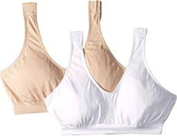 Bali Womens Comfort Revolution Microfiber Crop Bra 2 Pair