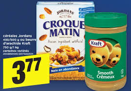 Cereles Jordans Ou Beurre D Arachide Kraft Du 9 Au 15 Janvier 2020 Food Drinks