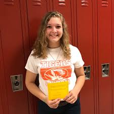 Ashlie Sallee is Galion's student of the month for May