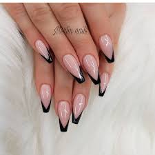 Trending Gorgeous Baby Pink And Black Tipped Nail Art Design 23 Manicure Design Ideas For Any Season Nail Designs Pretty Acrylic Nails Long Acrylic Nails The accent nail has a cute rhinestone design. nail designs pretty acrylic nails