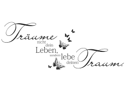 Schriftzug spruch träume nicht dein leben, lebe deinen traum aus holz. Lebe Deinen Traum Amelie Text