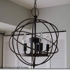 Diy Restoration Hardware Hacks Knock Offs Part 1 The Budget Decorator Restoration Hardware Chandelier Diy Light Fixtures Restoration Hardware Diy