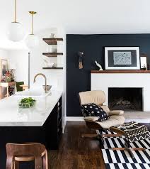 Black And White Bricks Wall Design Brio Interior Design Brio Interior Design Seattle Interior Design Portfolio Brio Interior Design Interior White Fireplace Home Decor