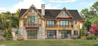 Lakefront Log Homes Cabins And Log Home Floor Plans Lakefront Homes Lakefront House Plans Cottage Floor Plans