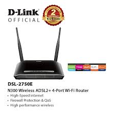 If you enable wireless security, make sure you write down the encryption key that you have configured. D Link Adsl2 Wireless N 300m Router Dsl 2750e Shopee Malaysia