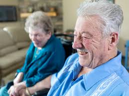 Dedicated husband, volunteer perks up long-term care center