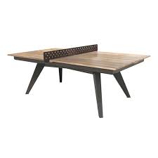 Regulation size with demarcated center line and carbon fiber reinforcement. Giulia Table Tennis Dining Table Ping Pong Table Paragon